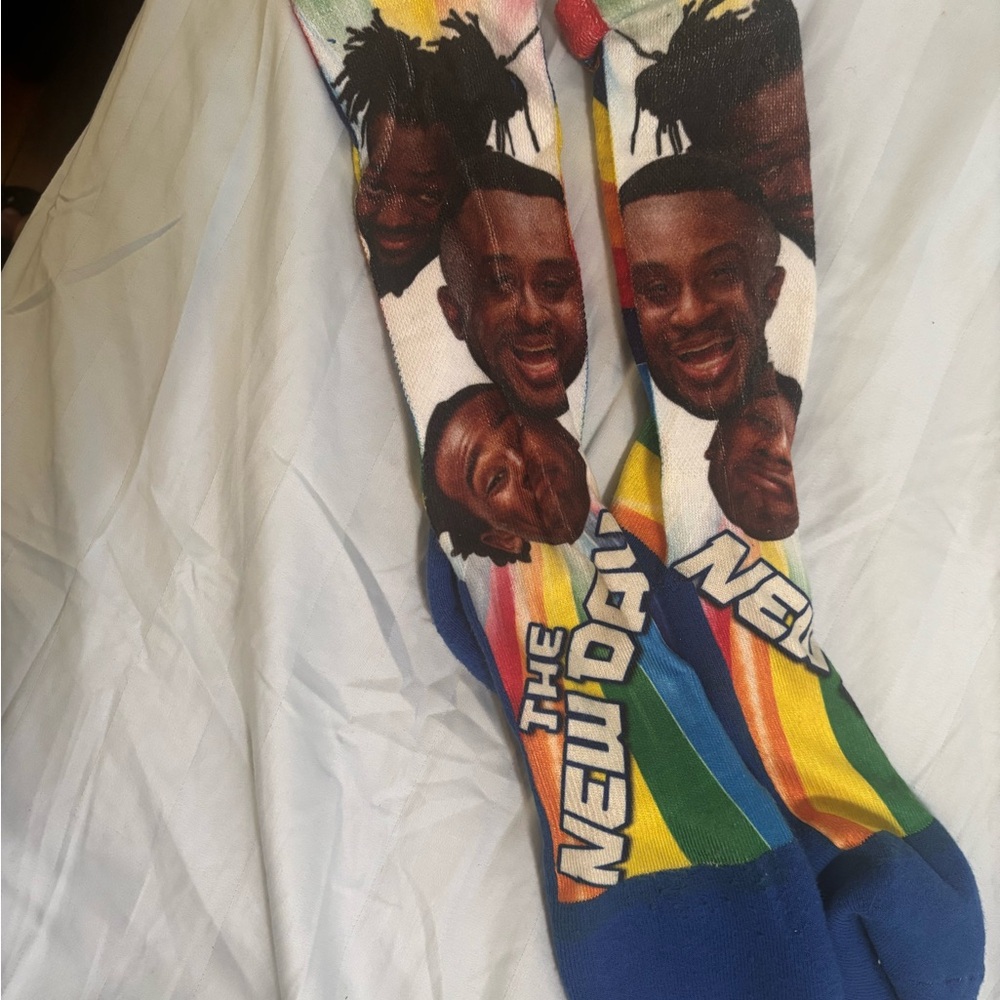 WWE the new day socks. Kofi Kingston Xavier woods big E. Never worn